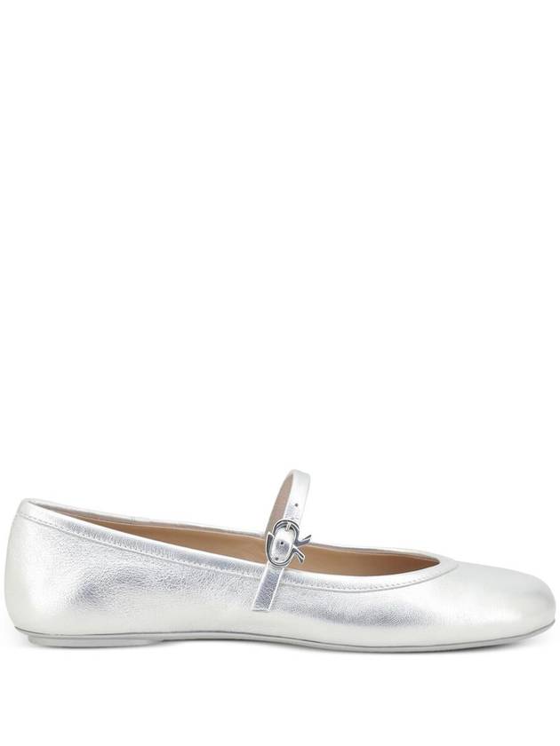 Gianvito Rossi Carla Nappa Silk Washed Ballerina Shoes - GIANVITO ROSSI - BALAAN 1