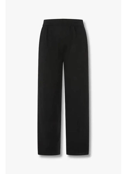 Unisex DNA knit straight pants black - PANGAIA - BALAAN 1