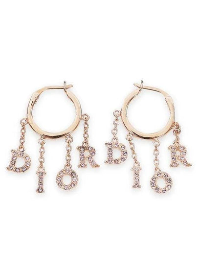 Revolution Earrings Gold Pink - DIOR - BALAAN 2