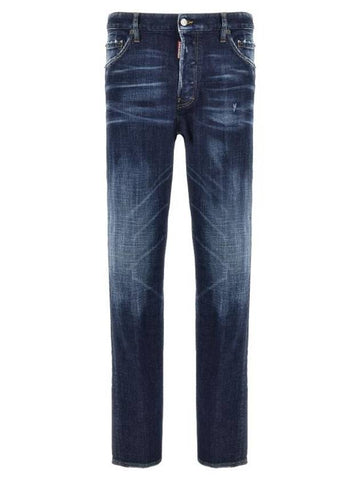 Basic Washing Skater Jeans Blue - DSQUARED2 - BALAAN 1