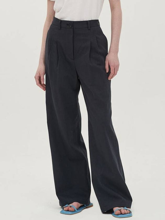 classic linen pants_navy - JUN BY JUN K - BALAAN 1