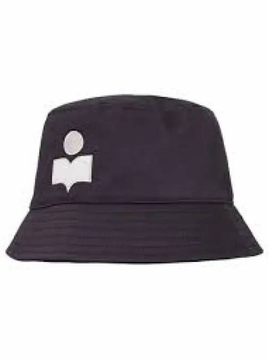 Slate Cotton Logo Bucket Hat Black - ISABEL MARANT - BALAAN 2
