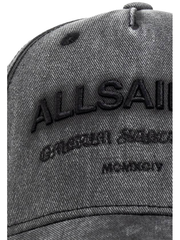 AllSaints Cap Gothic Underground Logo, Men's, Grey - ALLSAINTS - BALAAN 4