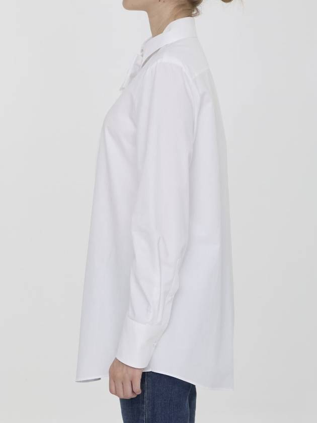 Cotton Poplin Shirt - VALENTINO - BALAAN 3