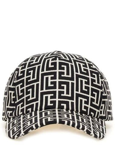 Balmain Monogram Baseball Hat - BALMAIN - BALAAN 1