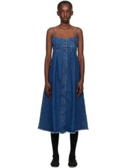 Malibu Denim Long Dress Stonewash Indigo - A.P.C. - BALAAN 2