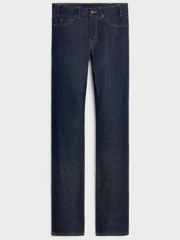 Francoise Raw Wash Denim Jeans Rinsed - CELINE - BALAAN 2