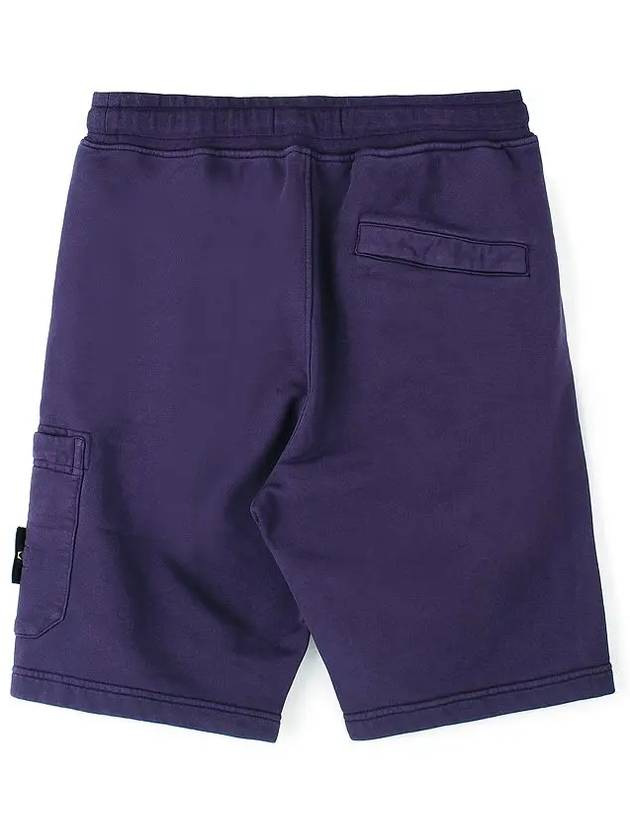 Wappen Patch Pocket Drawstring Shorts Ink Blue - STONE ISLAND - BALAAN.