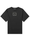 Stone Face Logo Short Sleeve T-Shirt Black - ACNE STUDIOS - BALAAN 2