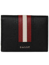 Talder Leather Card Wallet Black - BALLY - BALAAN 2