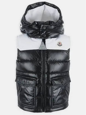 Kids GENICHI Padded Vest Black White 1A00095 53A0E 999 270842 1101138 - MONCLER - BALAAN 1