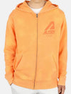 Men's Match Point Logo Zip-Up Hoodie Orange - AUTRY - BALAAN 3