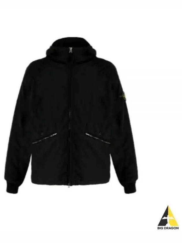 David Light TC Hooded Jacket Black - STONE ISLAND - BALAAN 2