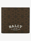 Men's Brasai Half Wallet Brown - BALLY - BALAAN 3