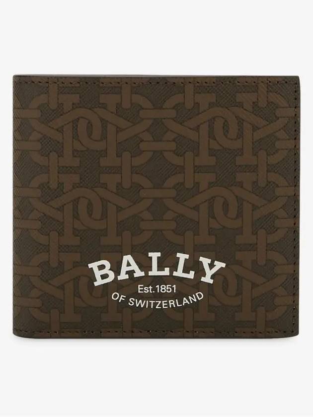 Men's Brasai Half Wallet Brown - BALLY - BALAAN 3