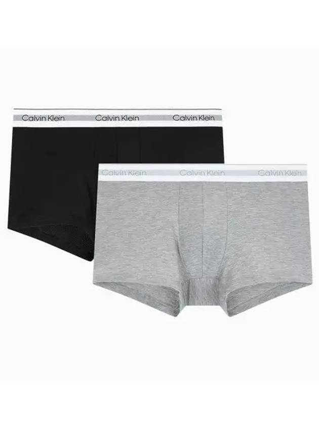 UNDERWEAR Men s Modern Cotton Air Trunks 2PK NB3957AN8 - CALVIN KLEIN - BALAAN 1