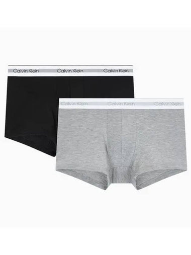 UNDERWEAR Men s Modern Cotton Air Trunks 2PK NB3957AN8 - CALVIN KLEIN - BALAAN 1