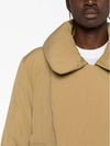 Double-Breasted Puffer Jacket Ochre Khaki - LEMAIRE - BALAAN 4