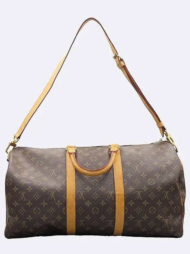 M41416 Monogram Canvas Bandouli re Keepall 50 Tote Bag Shoulder Strap 2WAY MB0196 - LOUIS VUITTON - BALAAN 4