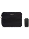 Logo Quilted Laptop Briefcase Black - MARC JACOBS - BALAAN 7