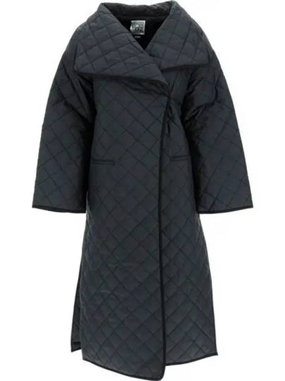 Signature Quilted Single Coat Black - TOTEME - BALAAN 2