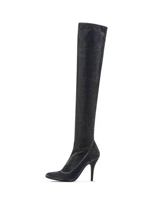 WOMEN CANDIS high heel boots dark gray 270190 - GIUSEPPE ZANOTTI - BALAAN 1
