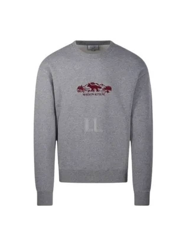 Outdoor Profile Fox Comfort Sweatshirt Grey - MAISON KITSUNE - BALAAN 2