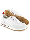 Fine Kid Suede Tech Runner White - THOM BROWNE - BALAAN 3