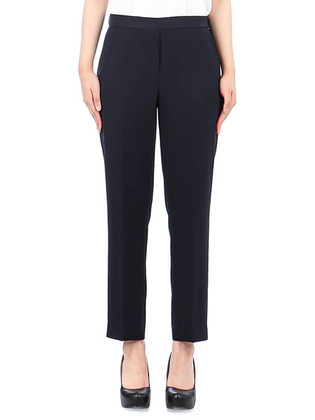 Women's Striped Admiral Crepe Treeca Pull-On Slacks Dark Blue - THEORY - BALAAN 2