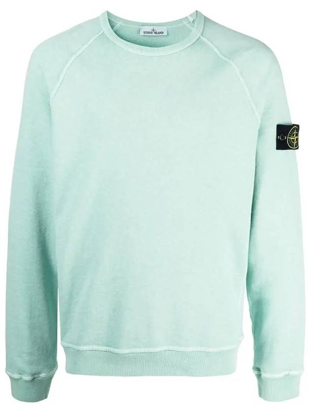 Wappen Patch Round Sweatshirt Light Green - STONE ISLAND - BALAAN 2