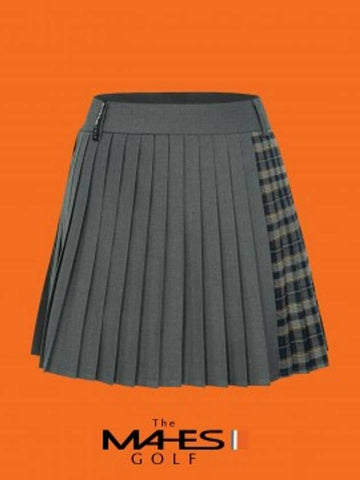 Skirt Shorts Orange Label British Check Pleated Skirt GKW9209 - MAHES - BALAAN 1