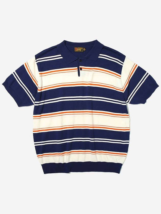 Chicano Stripe Collar Knit Navy - OGARP - BALAAN 2