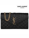 Cassandre Monogram Chain Cross Bag Black - SAINT LAURENT - BALAAN 3