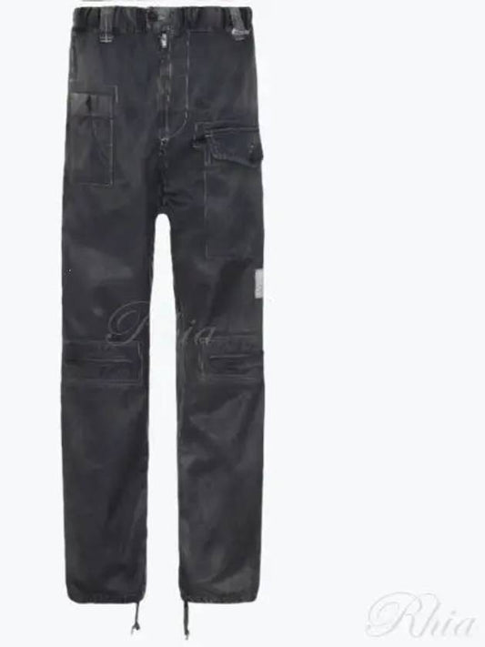 Maison Mihara Yasuhiro RC Twill Cargo Banding Pants A12PT041 Black - MAISON MIHARA YASUHIRO - BALAAN 1