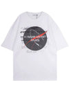 Men's space print white short sleeve t-shirt NUS19293 001 - IH NOM UH NIT - BALAAN 3