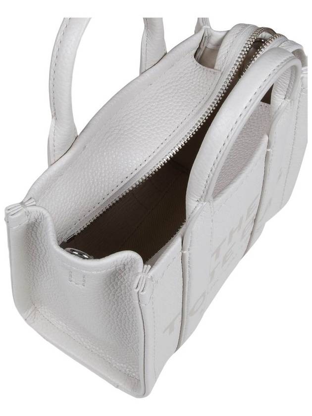 Small Leather Tote Bag White - MARC JACOBS - BALAAN 5