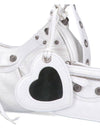 Le Cagole XS Lambskin Shoulder Bag White - BALENCIAGA - BALAAN 5