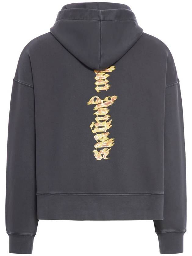 PALM ANGELS BURNING PALM HOODY - PALM ANGELS - BALAAN 2