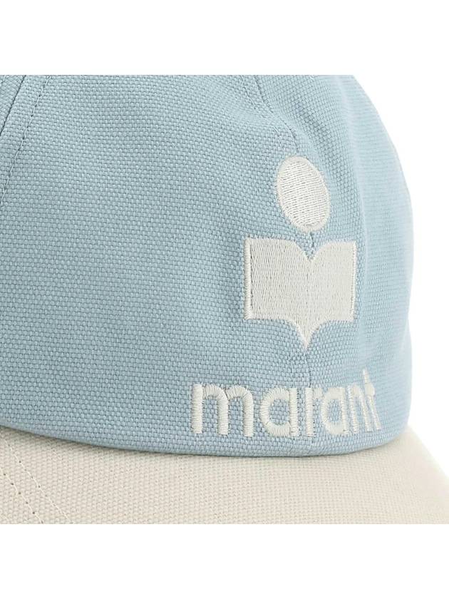 Tyron Cotton Ball Cap Blue - ISABEL MARANT - BALAAN 3