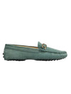 Suede Gommino Driving Shoes Green - TOD'S - BALAAN 1