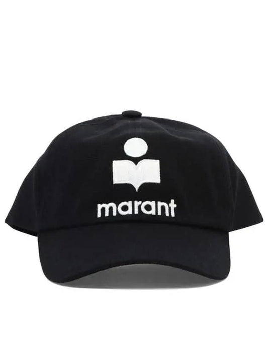 Tyron Embroidered Logo Ball Cap Black - ISABEL MARANT - BALAAN 2