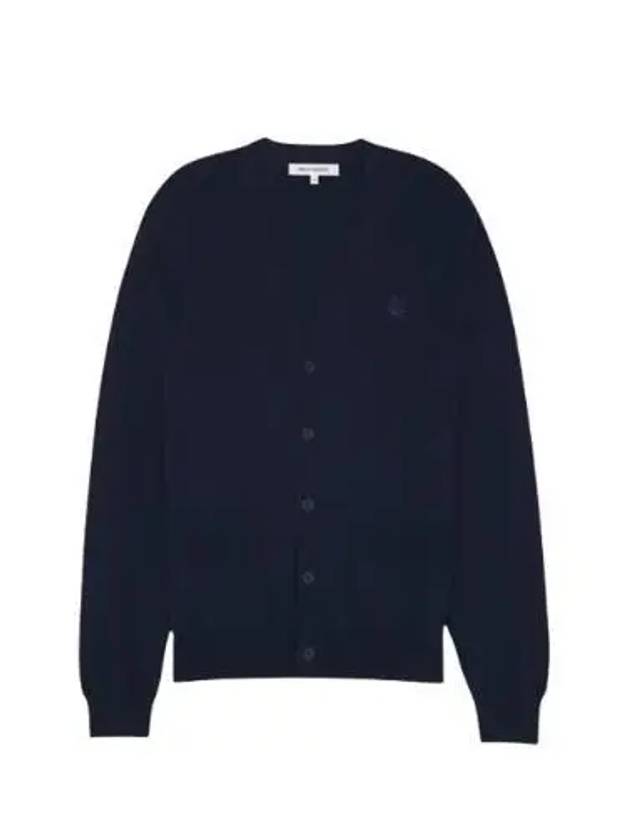 Bold Fox Head Patch Regular Cardigan Navy - MAISON KITSUNE - BALAAN 2