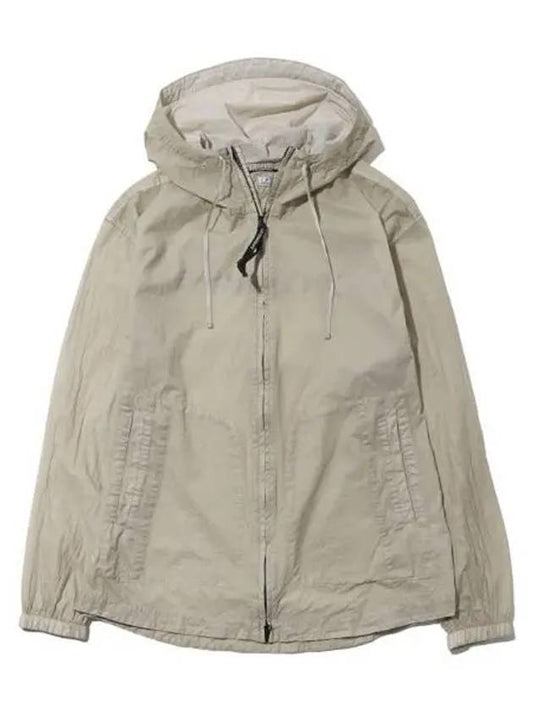 Light Microweave Laminated Hooded Overshirt Men s Jacket - CP COMPANY - BALAAN 1