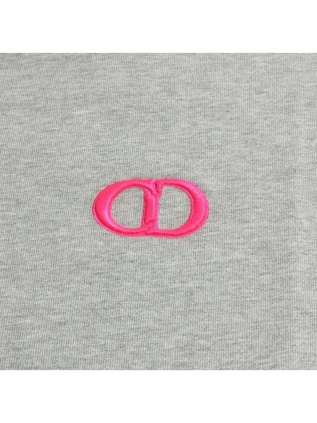 CD embroidery logo short sleeve gray pink 943J605F0554 C884 - DIOR - BALAAN 3