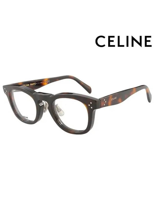 Glasses Frame CL50049J 052 Round Acetate Men Women - CELINE - BALAAN 2