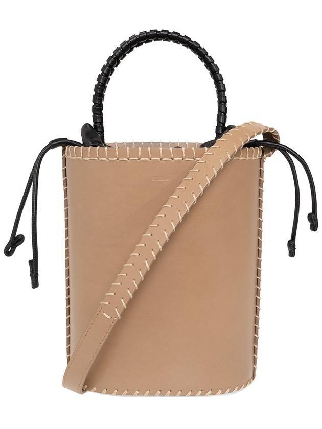 Luella Strap Small Bucket Bag Beige - CHLOE - BALAAN.