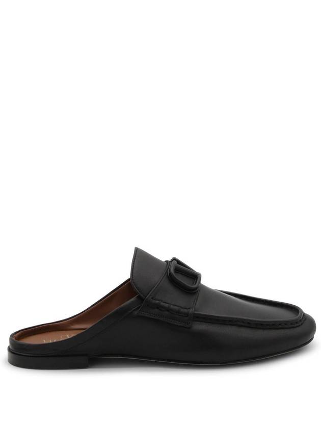 Valentino Garavani Flat Shoes Black - VALENTINO - BALAAN 1