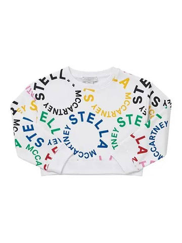 Stella McCartney TT4C30 Z1333 100MC Multi Logo Print Junior Sweatshirt - STELLA MCCARTNEY - BALAAN 1