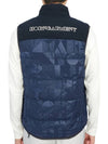 Logo Down Vest Navy - HORN GARMENT - BALAAN 6