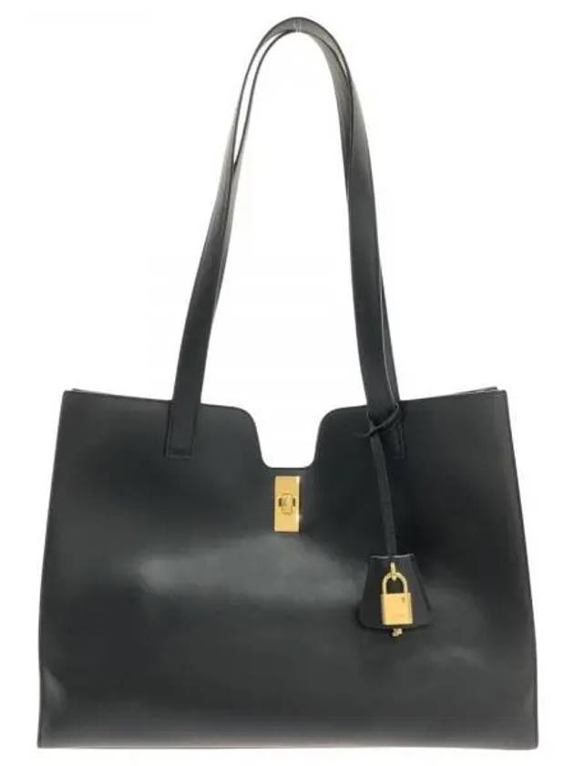 Cabas 16 Smooth Calfskin Tote Bag Black - CELINE - BALAAN 2